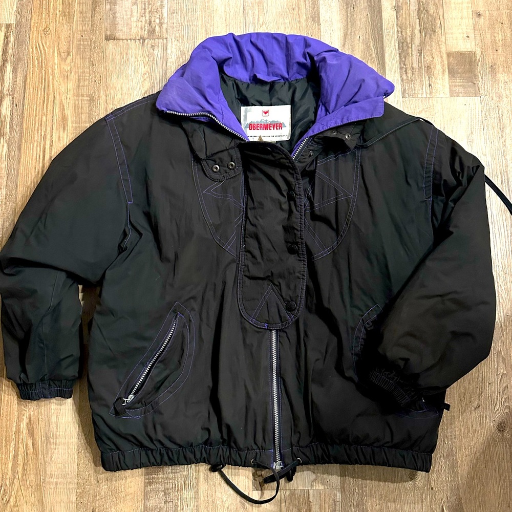 Vintage Obermeyer Down insulated winter coat